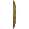 Ekena Millwork Spiral Ceiling Medallion (Fits Canopies up to 4"), Hand-Painted Gold, 25 1/4"OD x 4"ID x 2"P CM25SPGLS - alternate 3
